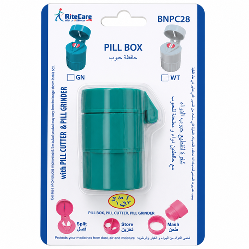 حافظة مع شفرة تقطيع ومطحنة للحبوب BNPC28