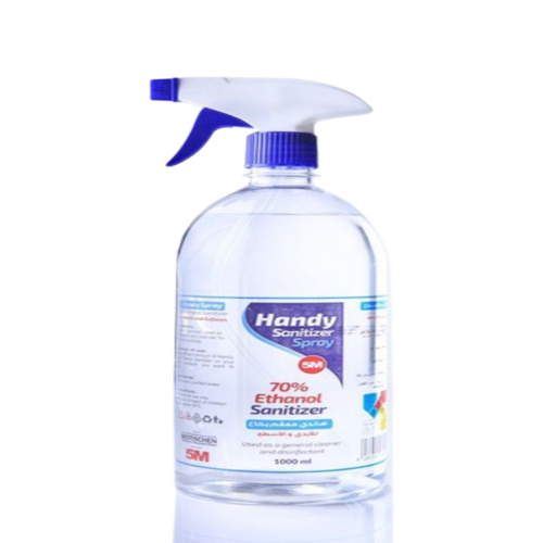 معقم كحول بخاخ 1 ليتر 70% HANDEY	