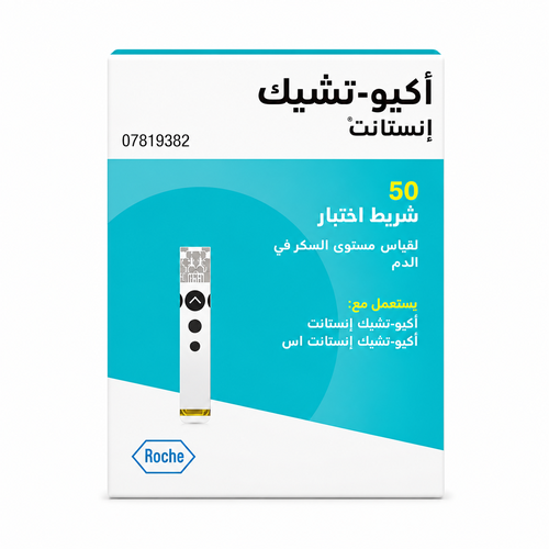 شرائط قياس السكر في الدم- أكيوتشيك انستانت
