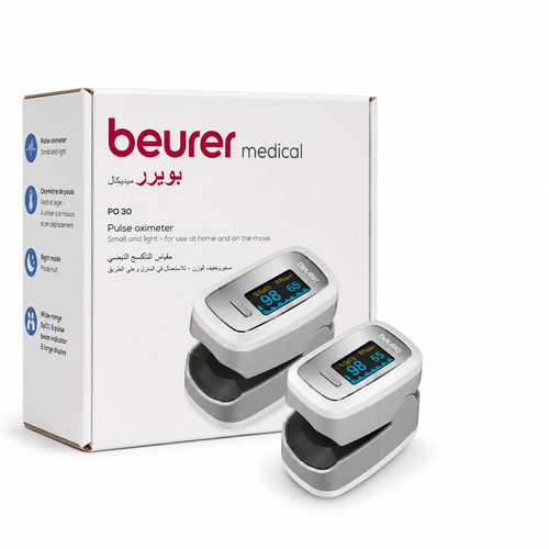 مقياس نبض الاوكسجينbeurer medical-pulse oximeter