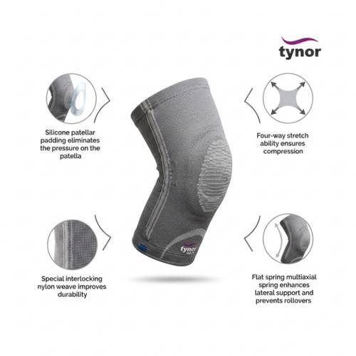 مثبت ركبة مزود بحلقة D-07 tynor L