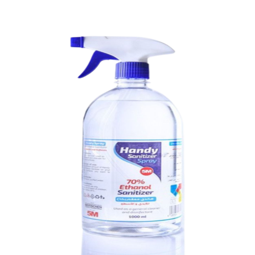 معقم كحول بخاخ 1 ليتر 70% HANDEY	