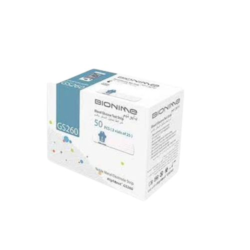 شرائط تحليل السكر بالدم بيونيم Bionime GS260