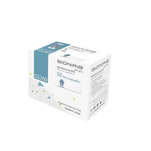 شرائط تحليل السكر بالدم بيونيم Bionime GS260