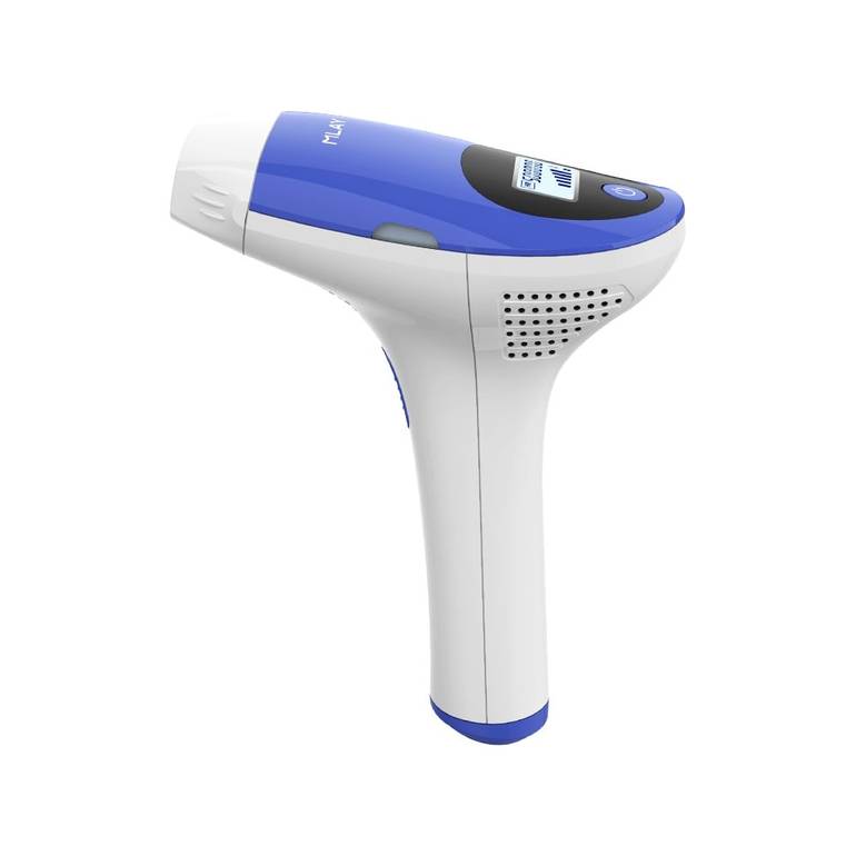 جهاز إزالة الشعر بالليزر ملاي T3 مع ثلاث عدسات - اللون الأزرق