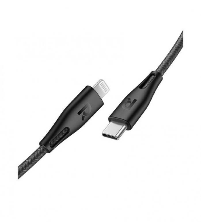 كيبل راف باور USB-C إلى لايتنينق  - اسود