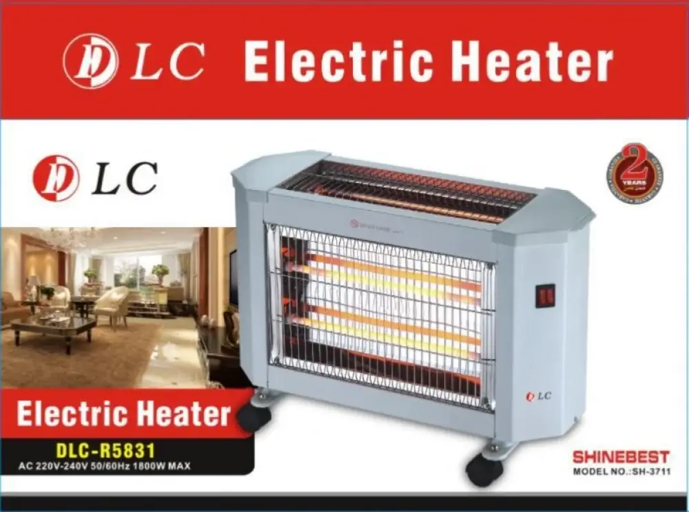 دفاية كهربائية DLC ممتازة DLC-R5837 / W 2400 شكل مستطيل