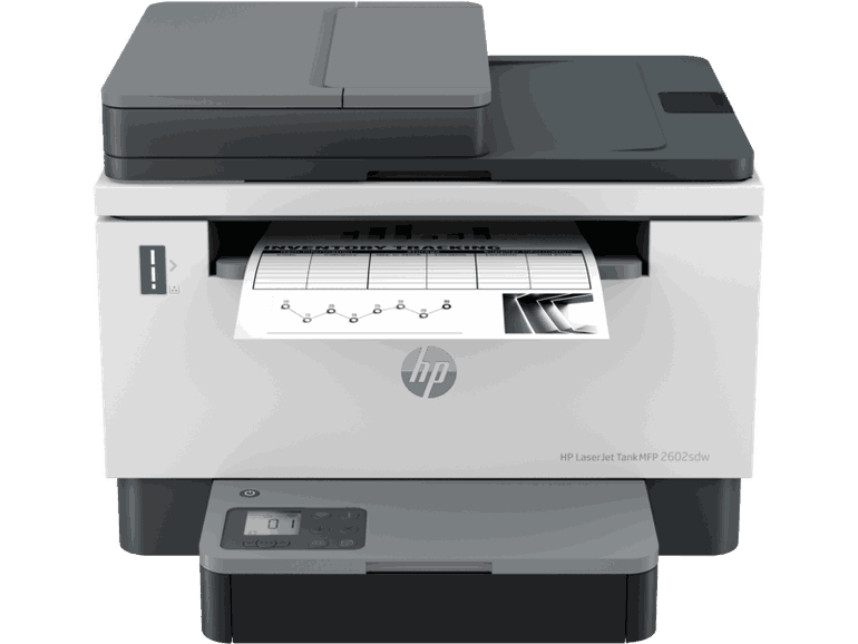 طابعة أتش بى ليزر تانك متعددة الوظائف, مسح ضوئي, نسخ, HP Laser Jet Tank MFP 2602‎ SDW