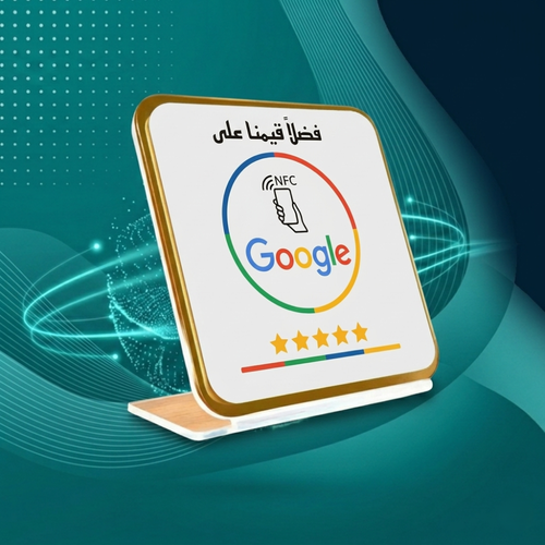 اكريلك مربع بالإطار الذهبي