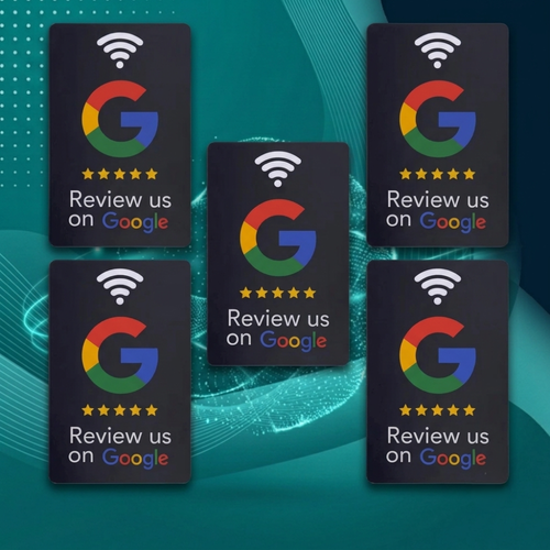 خمسة بطاقات تقييم