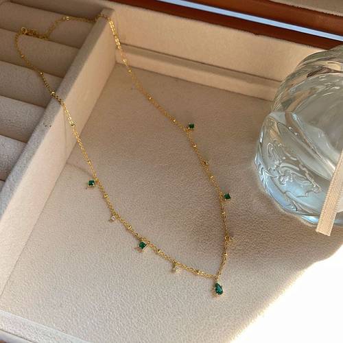 Golden Green Droplets