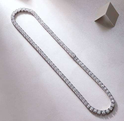 Nadine Thick Tennis necklace | 45cm