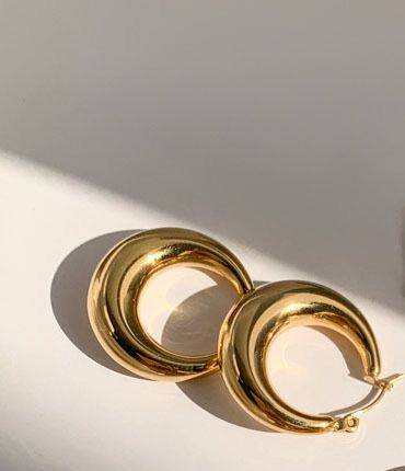 Golden Hoops | Small