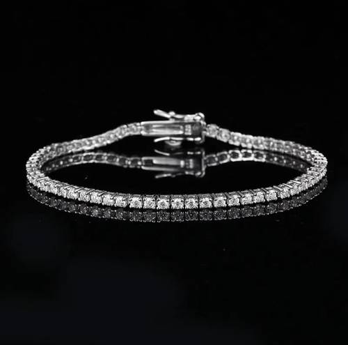 Anoud Ultra Skinny Tennis Bracelet | 15cm