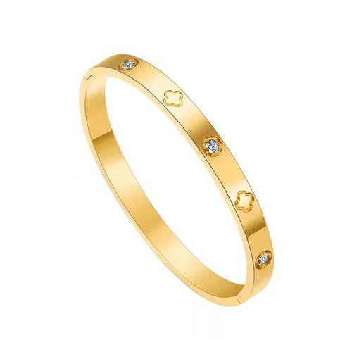 Golden Flower Bangle