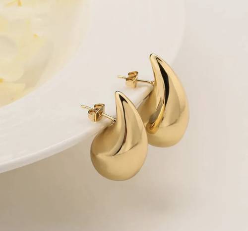 Golden Droplets Earrings