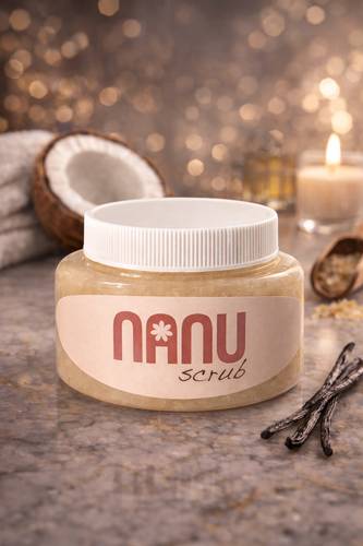 Nanu body- Coconut Vanilla Body Scrub