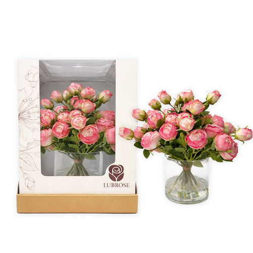 فازة ورد جوري صناعي