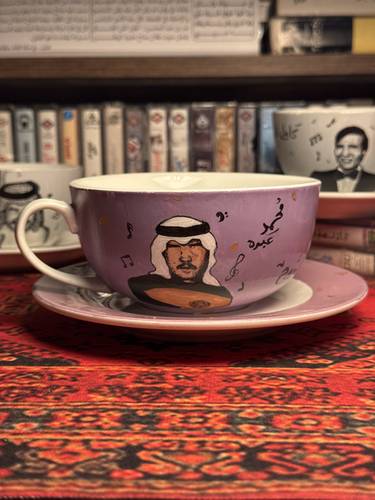 كُوب رسم يدوي - محمد عبده