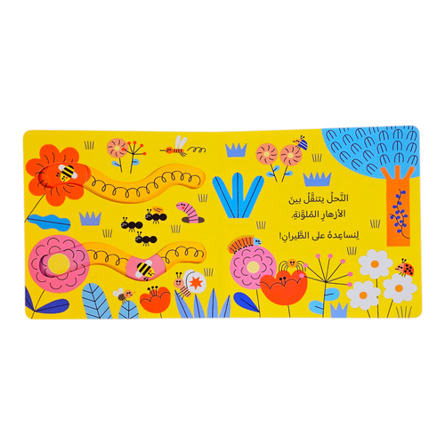 عالم النحلات و الفراشات الملونة ( مسارات )