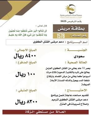 بطاقة مريض 1578