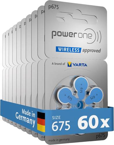 بطاريات باور ون Power One حجم 675 