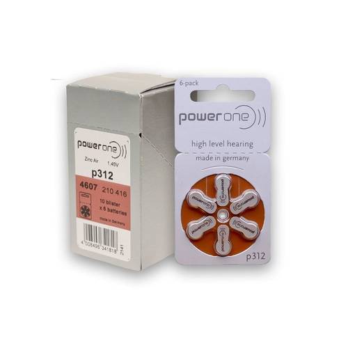 بطاريات باور ون Power One حجم 312