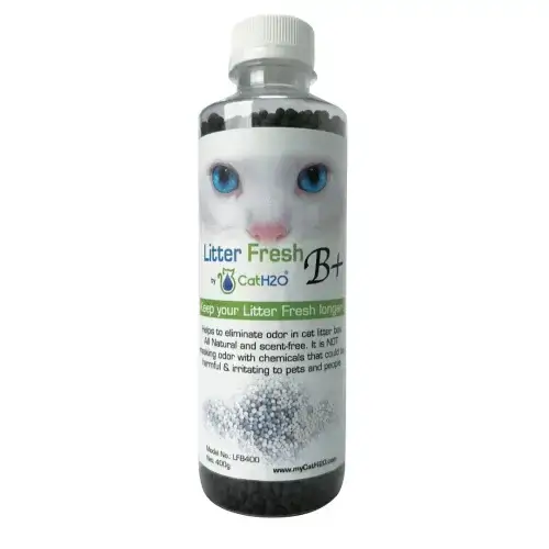زجاجة حبيبات تنظيف رمل القطط كات H2O – 400 غرام