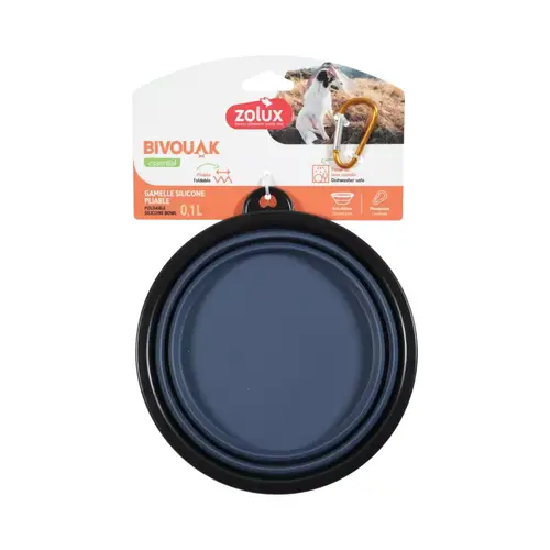 Zolux Bivouak Foldable Bowl 1L Blue