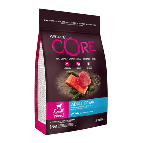 Wellness Core Ocean Dry Food Salmon with Tuna for S Breed Dogs