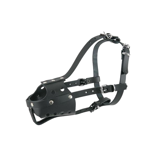 Zolux Black Leather Muzzle Size 6