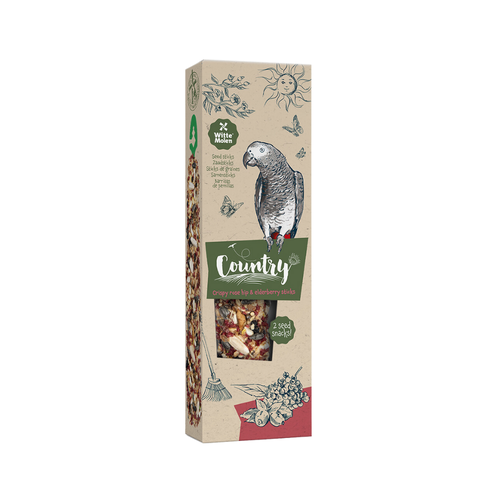 WM Country Snack for Large Parakeet Kiwi & Pear Sticks 140g