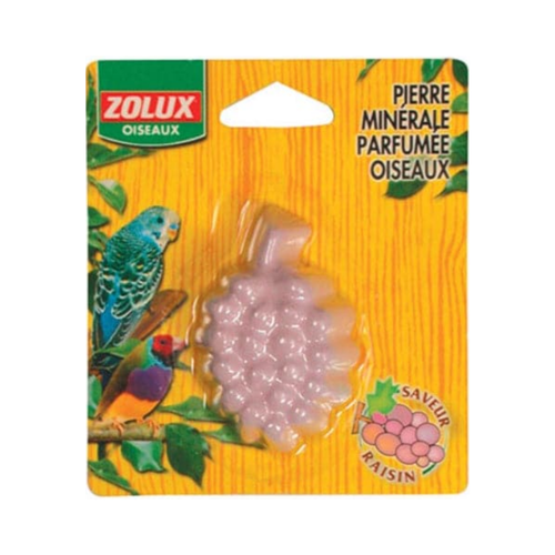 Zolux Birds Grapes Mineral Stone