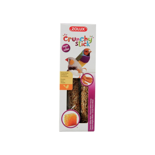 Zolux Crunchy Stick For Exotic Birds Seeds and Millet 85 g