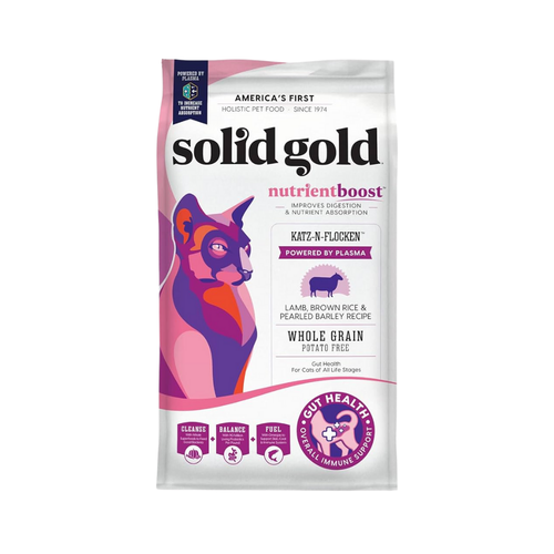 Solid Gold Nutrient Boost Katz & Flocken Lamb Whole Grain for Cats