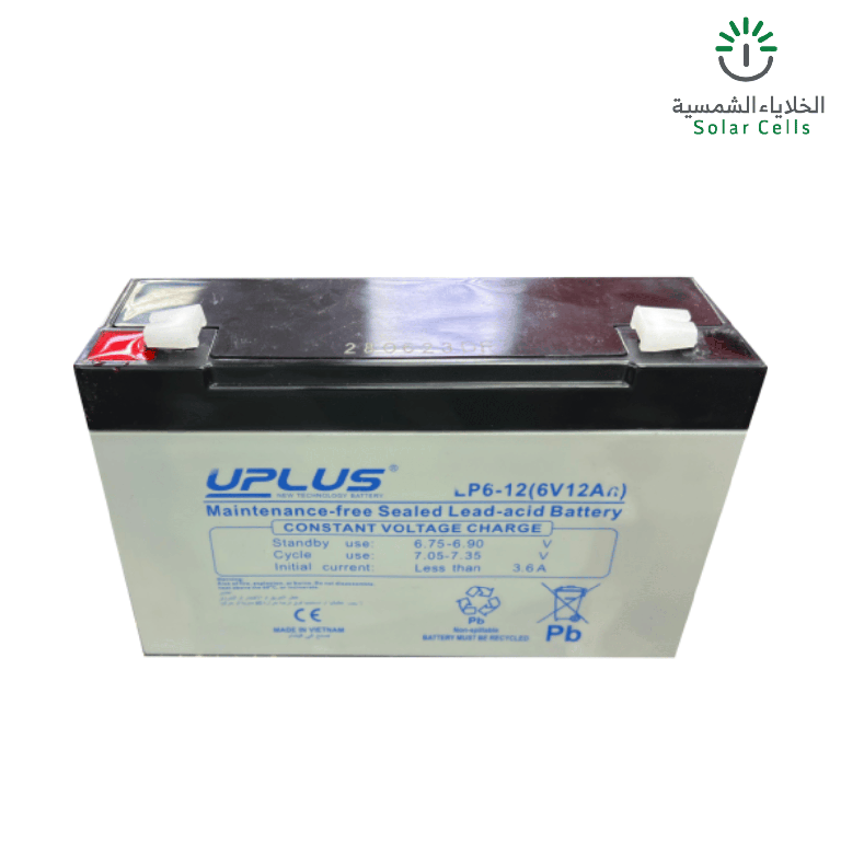 بطارية  ابلس 6V-12Ah جل