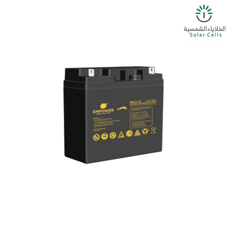 بطارية  ام باور 12V-18Ah  جل