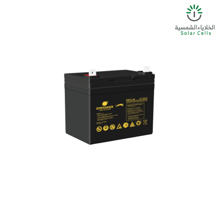 بطارية ام باور 12V-36Ah جل