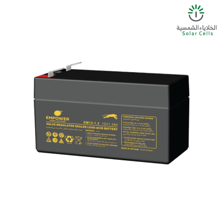 بطارية ام باور  12V-1.3Ah جل