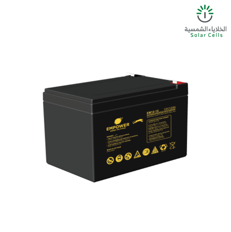 بطارية ام باور 12V-12Ah  جل