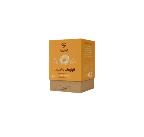شاي البابونج والعسل بالشاي الأخضر 