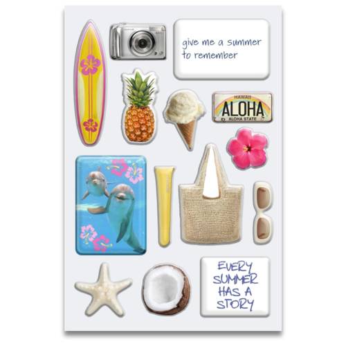 summer diaries sticker set