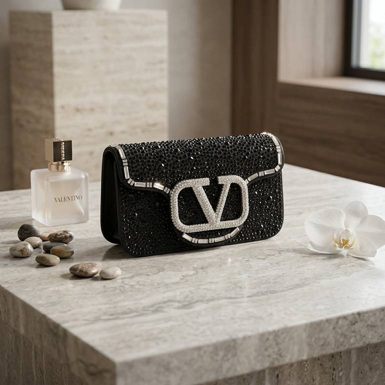 شنطة يد صغيرة سهرة أسود VAL