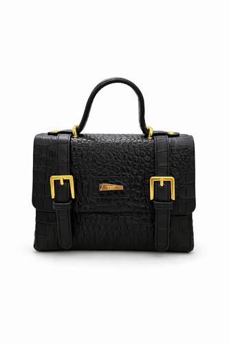 شنطة يد وسط أسود FR-T030