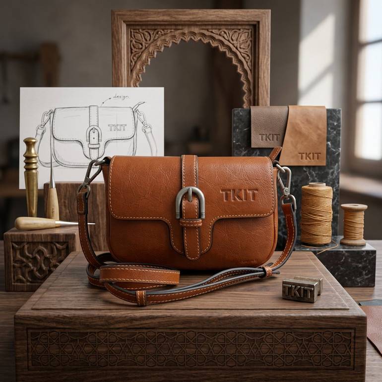 شنطة كتف صغيرة بني FR-888-9