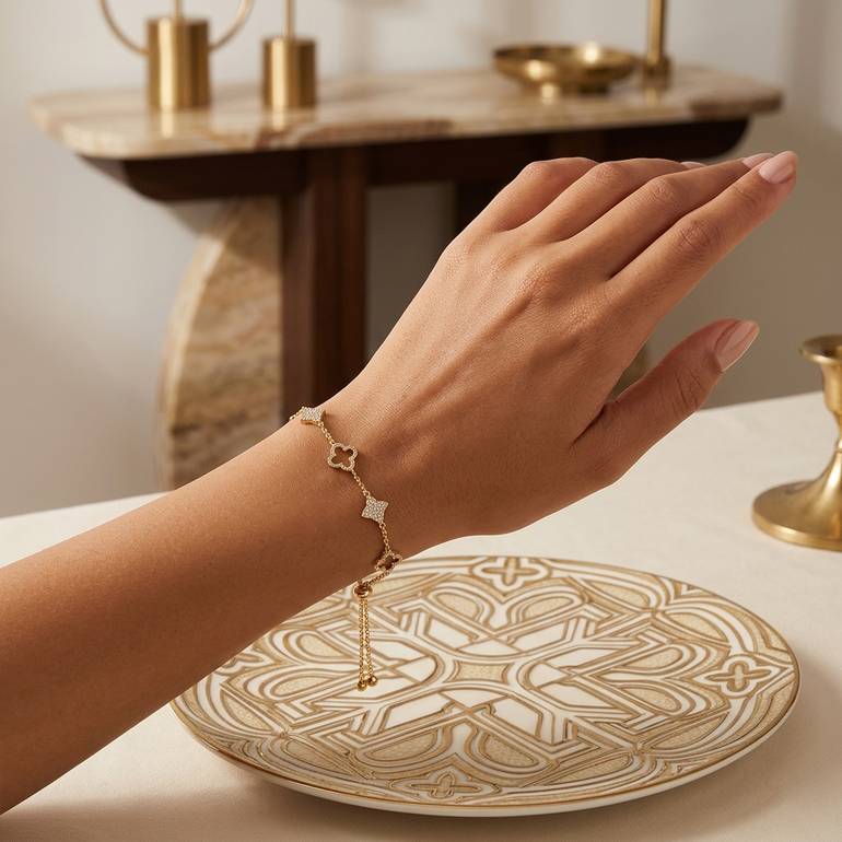 سوارة طايحه ذهبي SS011