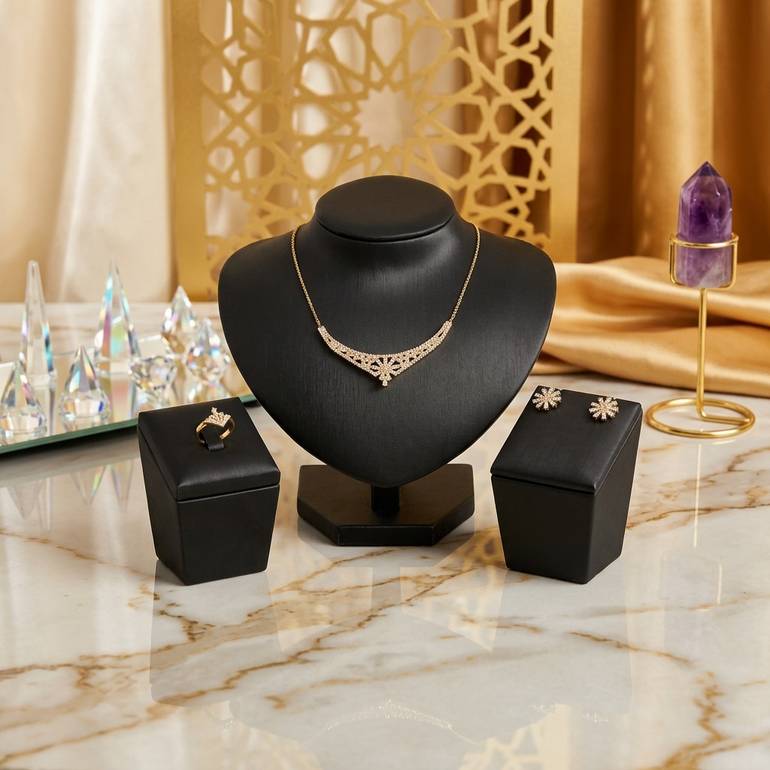 طقم 3 قطع ذهبي TS002