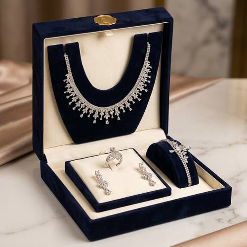 طقم زركون Z0014