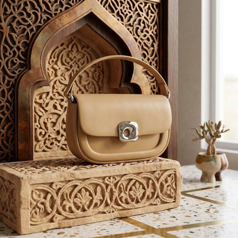 شنطة يد صغيرة  كاكي PRQ 3129