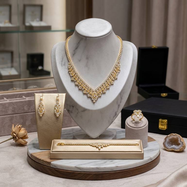 طقم زركون z0029